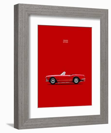 Maserati 3500 Spyder 1959-Mark Rogan-Framed Art Print