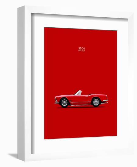 Maserati 3500 Spyder 1959-Mark Rogan-Framed Art Print