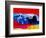 Maserati on the Race Track 1-NaxArt-Framed Art Print