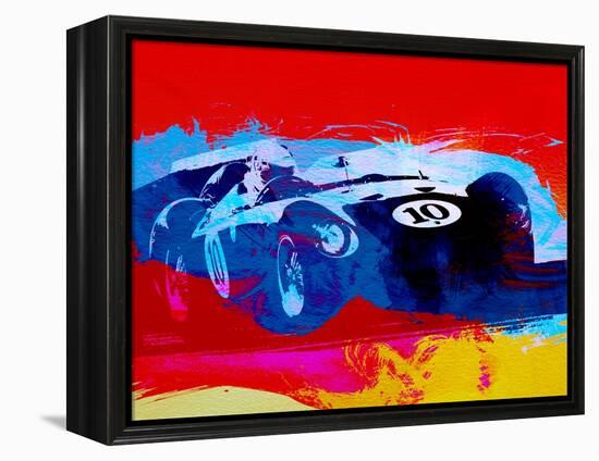 Maserati on the Race Track 1-NaxArt-Framed Stretched Canvas