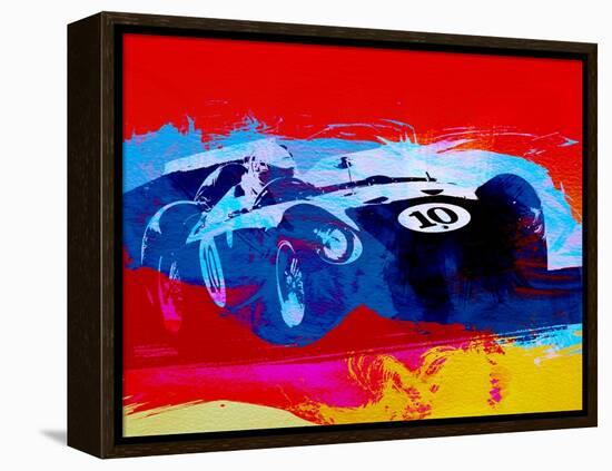 Maserati on the Race Track 1-NaxArt-Framed Stretched Canvas