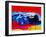 Maserati on the Race Track 1-NaxArt-Framed Art Print