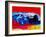 Maserati on the Race Track 1-NaxArt-Framed Art Print