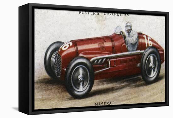 Maserati Racing Car-null-Framed Premier Image Canvas