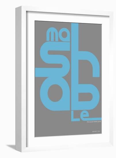 Mashable Poster-NaxArt-Framed Art Print