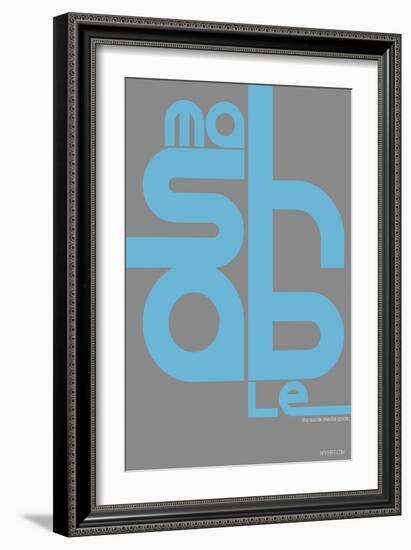 Mashable Poster-NaxArt-Framed Art Print