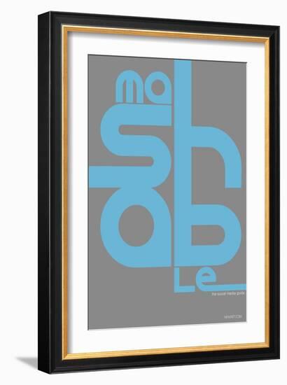 Mashable Poster-NaxArt-Framed Art Print