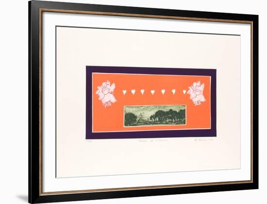 Masion De L'Amour-Mireille Kramer-Framed Limited Edition