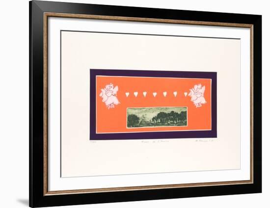 Masion De L'Amour-Mireille Kramer-Framed Limited Edition