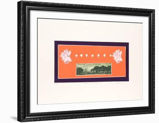 Masion De L'Amour-Mireille Kramer-Framed Limited Edition