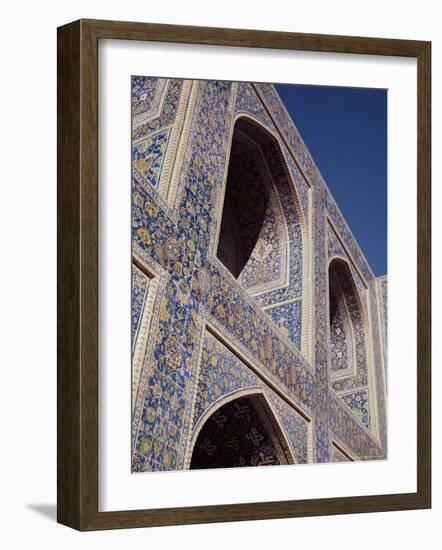 Masjid-E Imam (Shah Mosque), Unesco World Heritage Site, Isfahan, Iran, Middle East-Robert Harding-Framed Photographic Print