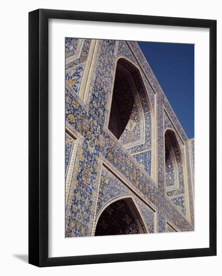 Masjid-E Imam (Shah Mosque), Unesco World Heritage Site, Isfahan, Iran, Middle East-Robert Harding-Framed Photographic Print