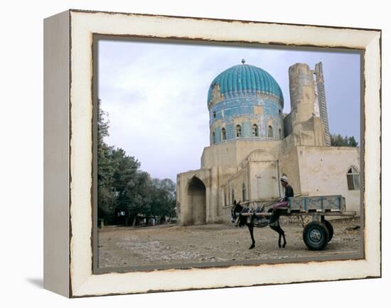 Masjid Sabz, the Green Mosque in Balkh, Afghanistan-Kenneth Garrett-Framed Premier Image Canvas