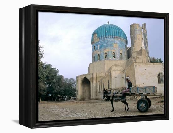 Masjid Sabz, the Green Mosque in Balkh, Afghanistan-Kenneth Garrett-Framed Premier Image Canvas