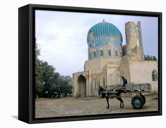 Masjid Sabz, the Green Mosque in Balkh, Afghanistan-Kenneth Garrett-Framed Premier Image Canvas