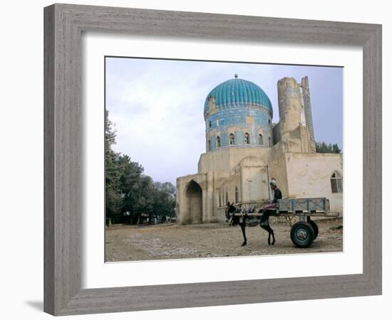 Masjid Sabz, the Green Mosque in Balkh, Afghanistan-Kenneth Garrett-Framed Photographic Print