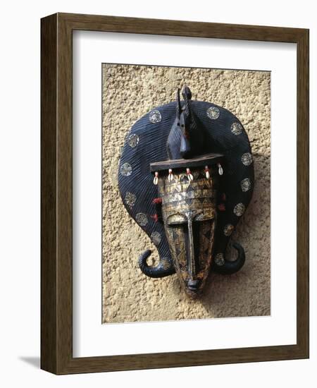 Mask, Bambara Art, Mali-null-Framed Giclee Print