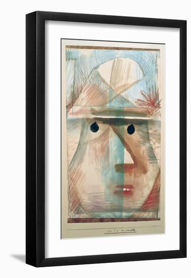 Mask - Comic Old Woman-Paul Klee-Framed Giclee Print