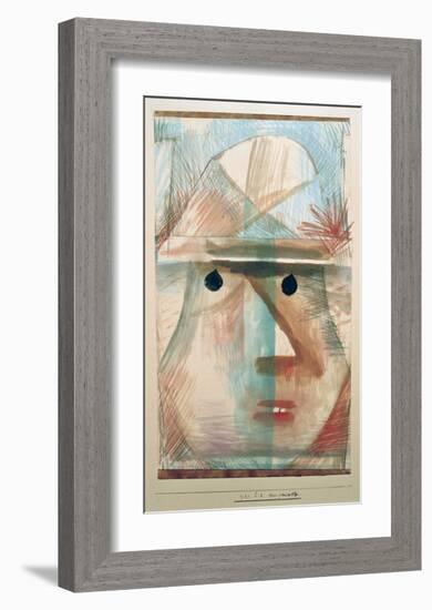 Mask - Comic Old Woman-Paul Klee-Framed Giclee Print