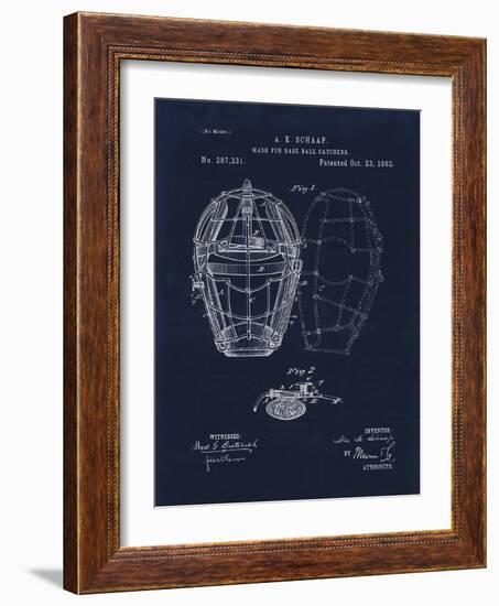 Mask for Baseball Catcher-Tina Lavoie-Framed Giclee Print
