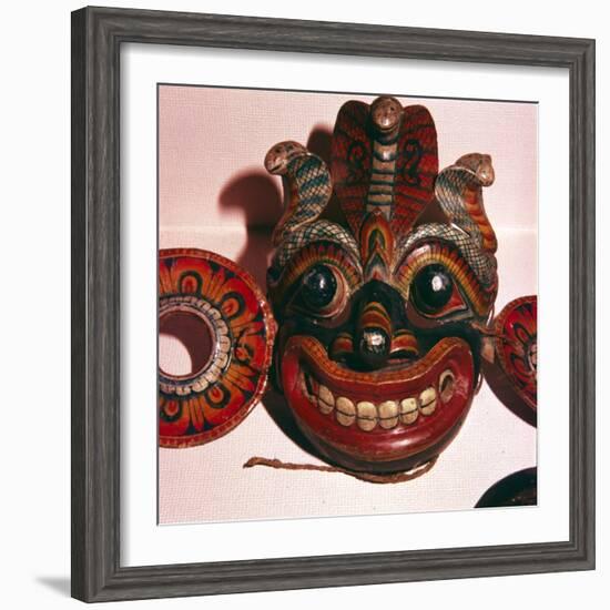 Mask from Java-Unknown-Framed Giclee Print