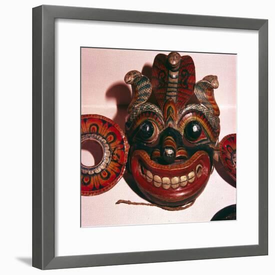 Mask from Java-Unknown-Framed Giclee Print