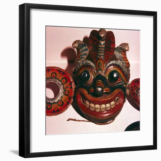 Mask from Java-Unknown-Framed Giclee Print