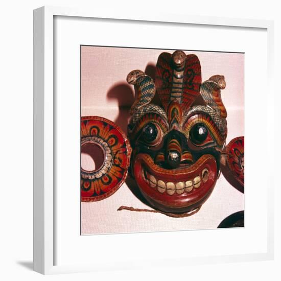 Mask from Java-Unknown-Framed Giclee Print