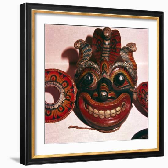 Mask from Java-Unknown-Framed Giclee Print