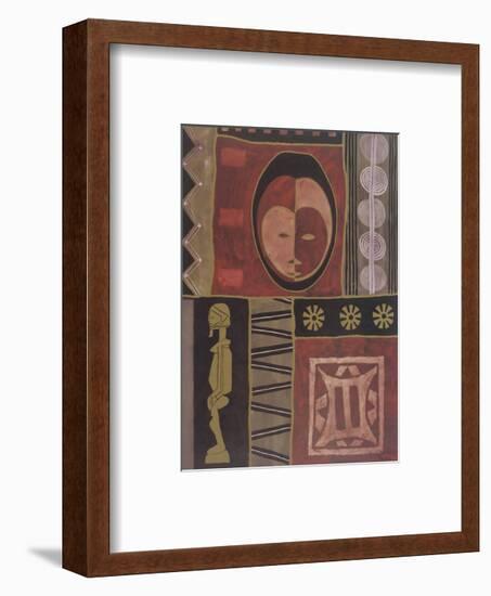 Mask I-Dominique Gaudin-Framed Art Print