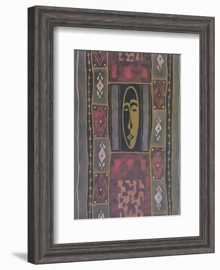 Mask II-Dominique Gaudin-Framed Art Print