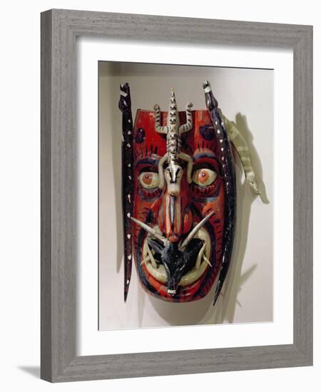 Mask of a Deer Used by the Mayo Peoples of the Sonora and Sinalo States of Mexico-Mexican School-Framed Giclee Print