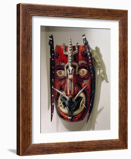 Mask of a Deer Used by the Mayo Peoples of the Sonora and Sinalo States of Mexico-Mexican School-Framed Giclee Print