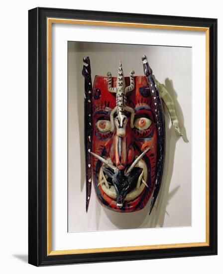 Mask of a Deer Used by the Mayo Peoples of the Sonora and Sinalo States of Mexico-Mexican School-Framed Giclee Print