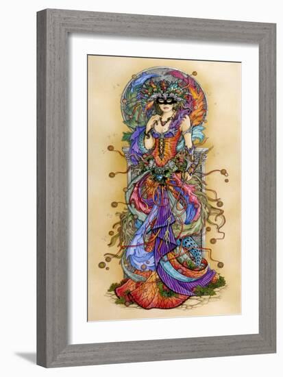 Mask of Colours II-Linda Ravenscroft-Framed Giclee Print