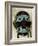 Mask of Tezcatlipoca, the Smoking Mirror, Mixtec/Aztec, Mexico, c1500-Werner Forman-Framed Photographic Print