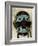 Mask of Tezcatlipoca, the Smoking Mirror, Mixtec/Aztec, Mexico, c1500-Werner Forman-Framed Photographic Print