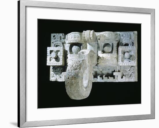 Mask of the God Mac, Architectural Element Originating from Codz Poop-null-Framed Giclee Print