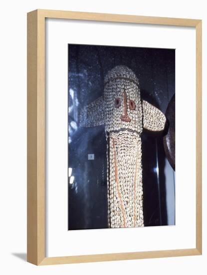 Mask of wood and metal, Bamana People, Mali, 20th century-Unknown-Framed Giclee Print