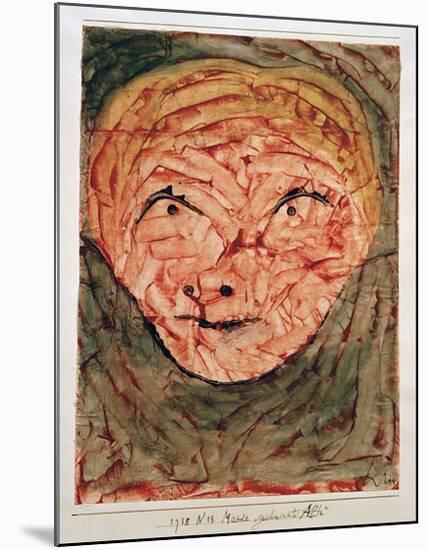 Mask - Old Woman-Paul Klee-Mounted Giclee Print