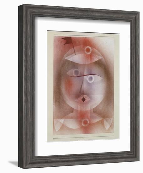 Mask with Flag, 1925-Paul Klee-Framed Giclee Print