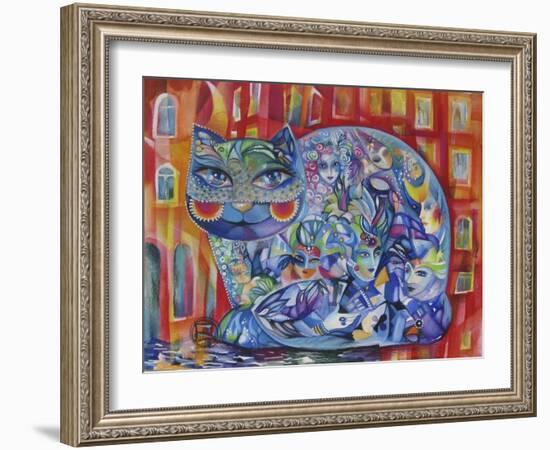 Mask-Oxana Zaika-Framed Giclee Print