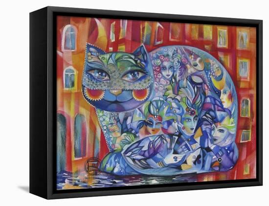 Mask-Oxana Zaika-Framed Premier Image Canvas