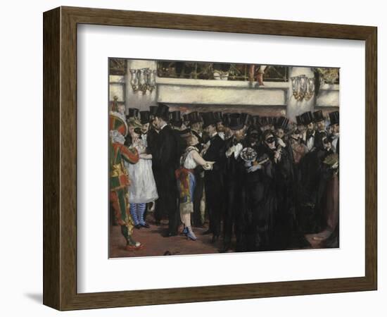 Masked Ball at the Opera, 1873-Edouard Manet-Framed Giclee Print