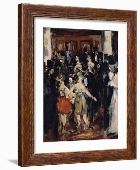 Masked Ball at the Opera, 1873-Edouard Manet-Framed Giclee Print