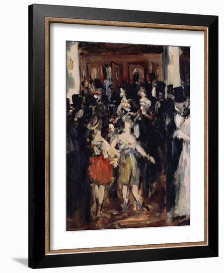 Masked Ball at the Opera, 1873-Edouard Manet-Framed Giclee Print