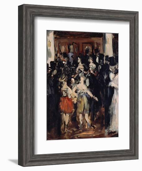 Masked Ball at the Opera, 1873-Edouard Manet-Framed Giclee Print