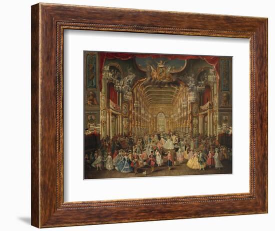 Masked Ball in Bonn-Johann Franz Rousseau-Framed Giclee Print