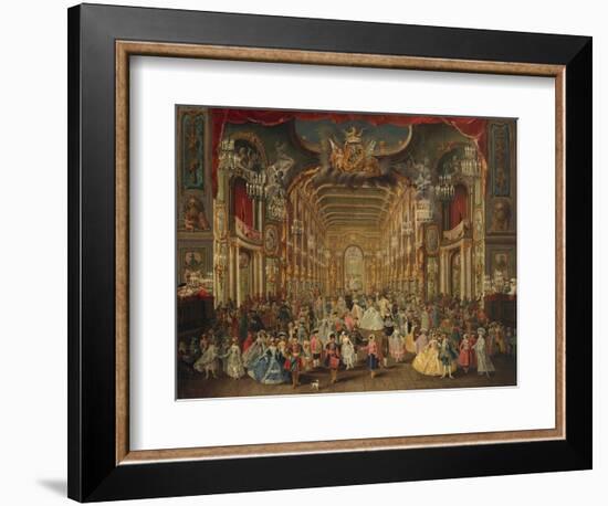 Masked Ball in Bonn-Johann Franz Rousseau-Framed Giclee Print