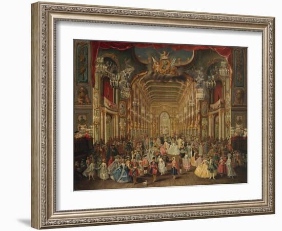 Masked Ball in Bonn-Johann Franz Rousseau-Framed Giclee Print